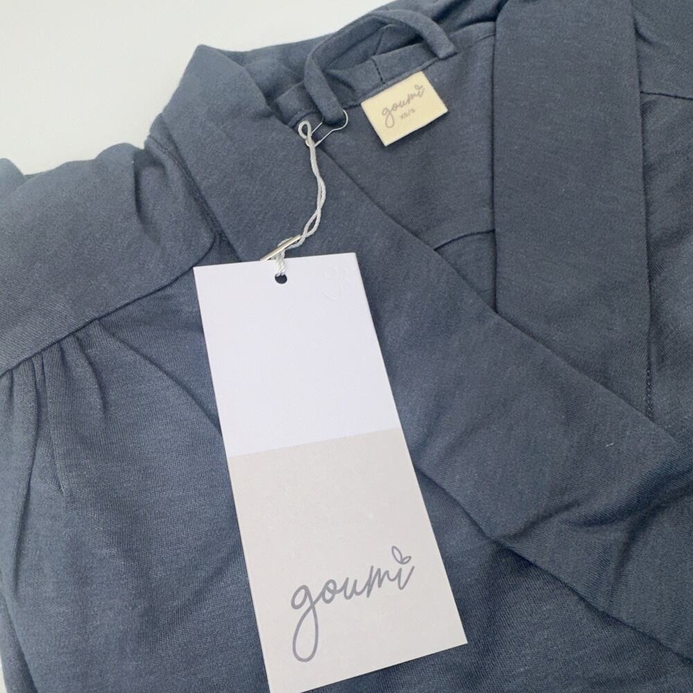 Goumi Kids Mom Midnight Robe XS/Sm Organic Cotton Blue great Christmas gift!